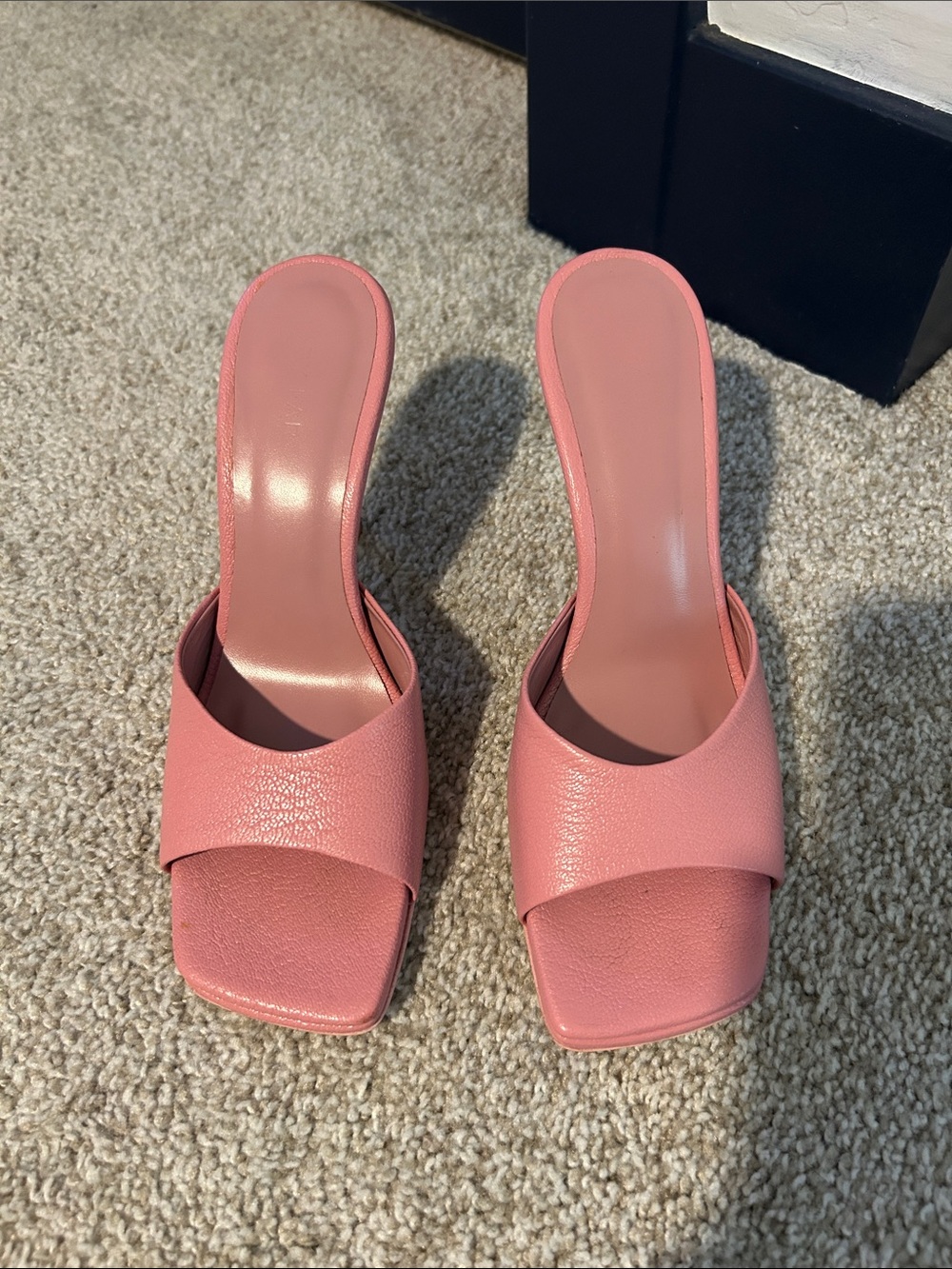 By Far Women's Pink Slide Heel Mule